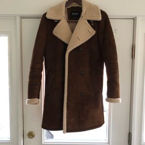 Guess Shearling Trenchcoat winter jacket